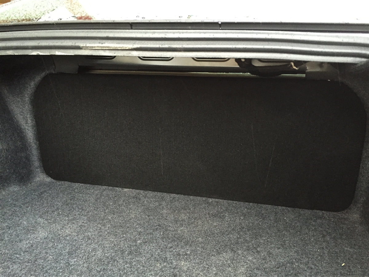 Ford Mustang Coupe 2015-2023 Single / Dual Subwoofer Box FRONT FIRE ****CHECKERED FLAG EDITION****