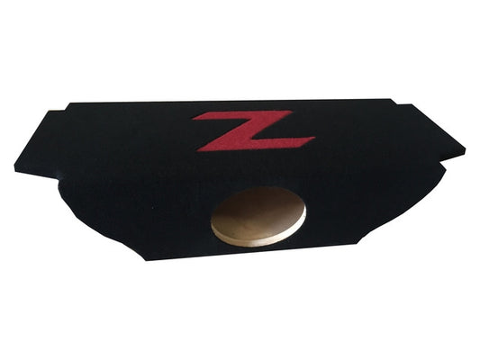 Nissan 370z Single 10" Subwoofer Box W/ COLORED Z LOGO