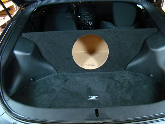 Nissan 370z Single 12" Subwoofer Box W/Recessed Z LOGO