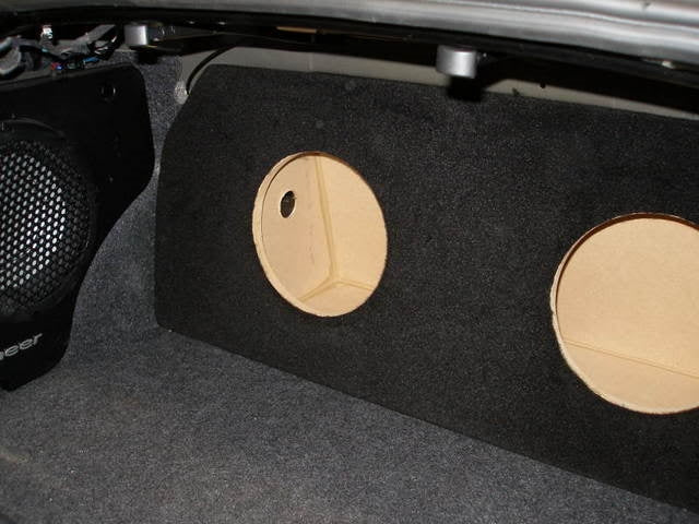 Chevrolet Cobalt 2005-2011 Single / Dual Subwoofer Box