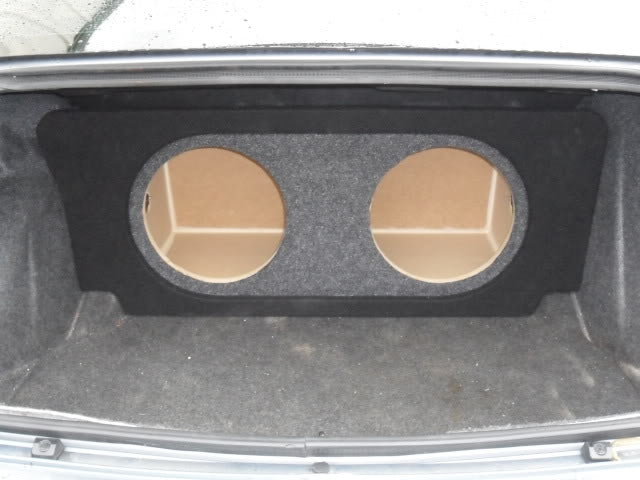 Chrysler 300 2005-2010 Single / Dual Subwoofer Box W/Recessed Holes (version 3)