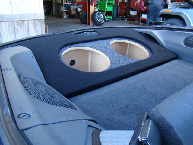 Camaro - Firebird - Trans Am 1993-2003 Single / Dual Subwoofer Box w/recessed mounting surface (ver. 3)