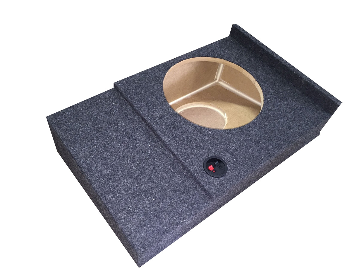 Chevy Silverado & GMC Sierra Crew Cab 2007-2013 Single Subwoofer Box (UTS - Fits Under Seat)