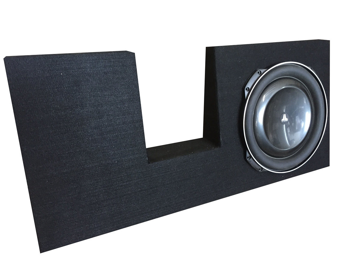 Ford F250 F350 SuperCrew Crew Cab 2008-2016  Subwoofer Box For 1-13" JL Audio 13Tw5 (BTS - Fits Behind The Seat)