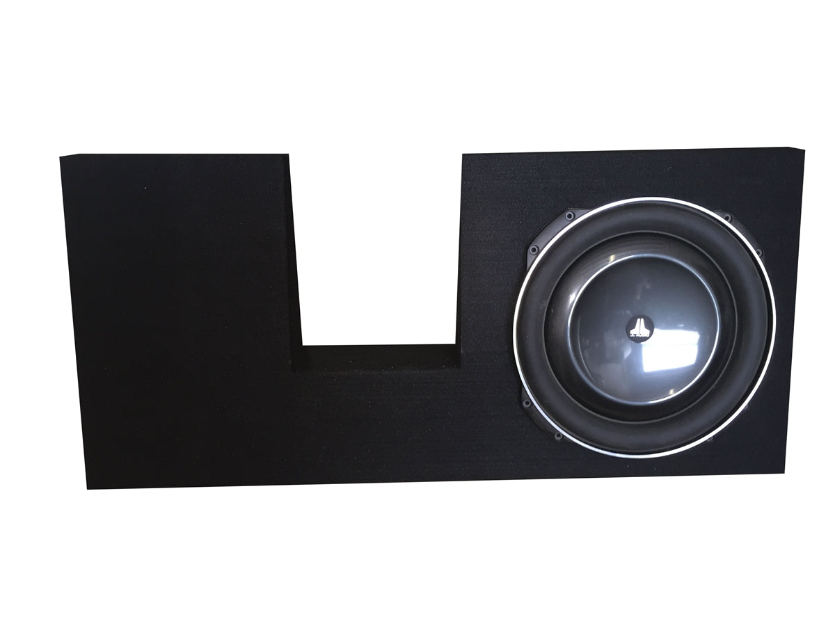 Ford F250 F350 SuperCrew Crew Cab 2008-2016  Subwoofer Box For 1-13" JL Audio 13Tw5 (BTS - Fits Behind The Seat)