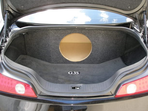 Infiniti G35 Coupe Single 10" or 12" Subwoofer Box