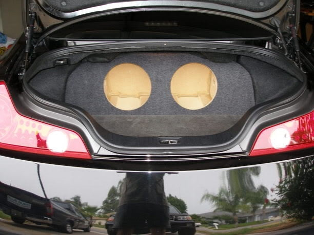 Infiniti G35 Coupe Single / Dual 8" or 10" Subwoofer Box