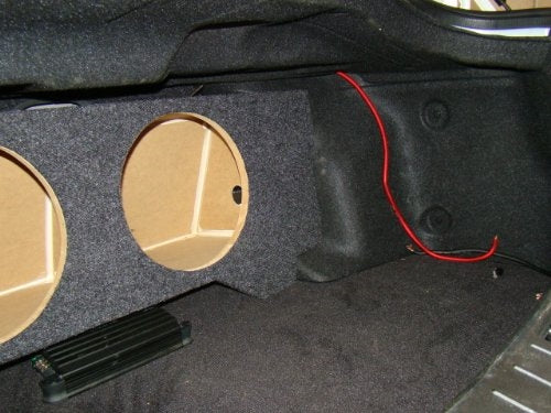 Infiniti G35 Sedan 2007-2008 Single / Dual Subwoofer Box