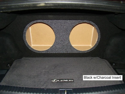 Lexus IS350 & IS250 Sedan 2006-2013 Single / Dual Subwoofer Box W/Recessed Sub Mounting Area (T3)