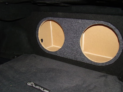 Lexus IS350 & IS250 Sedan 2006-2013 Single / Dual Subwoofer Box W/Recessed Sub Mounting Area (T3)