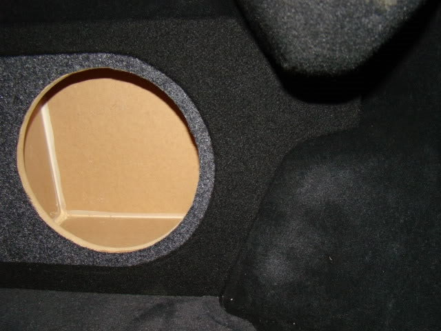 Lexus IS350 & IS250 Sedan 2006-2013 Single / Dual Subwoofer Box W/Recessed Sub Mounting Area (T3)