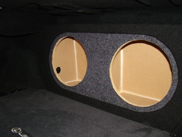 Lexus IS350 & IS250 Sedan 2006-2013 Single / Dual Subwoofer Box W/Recessed Sub Mounting Area (T3)