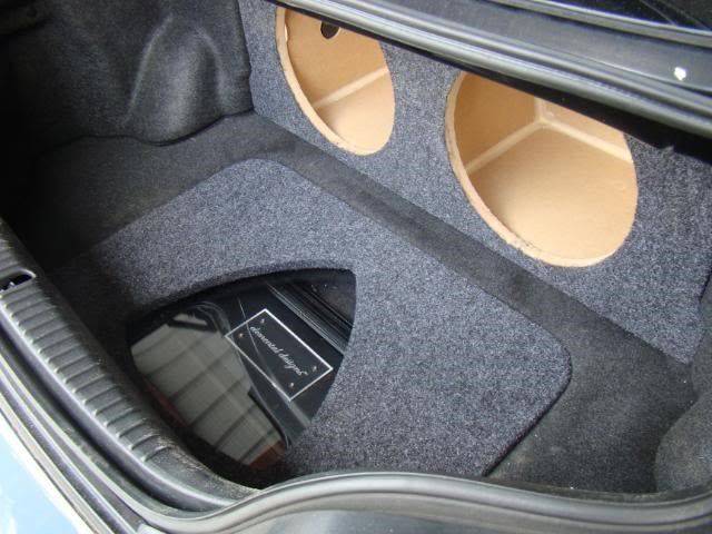 Mazda RX8 Amp Rack / Amp Cover ROTARY Symbol with Plexiglass