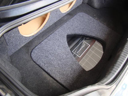 Mazda RX8 Single / Dual Subwoofer Box WITH Rotary Symbol Amp Cover/Rack