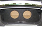 Ford Mustang Coupe 2005-2014 Single / Dual Subwoofer Box w/ Recessed Holes & Amp Mount Area/Rack  (version 2)