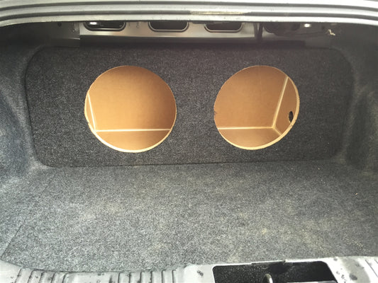 Ford Mustang Coupe 2015-2023 Single / Dual Subwoofer Box (version 1)