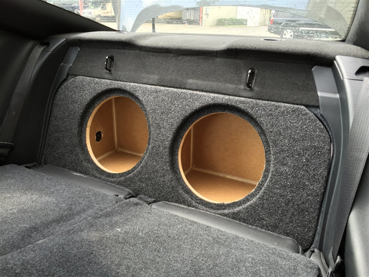 Ford Mustang Coupe 2015-2023 Single / Dual Subwoofer Box FRONT FIRE