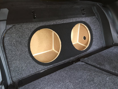 Ford Mustang Coupe 2015-2023 Single / Dual Subwoofer Box FRONT FIRE (version 3)