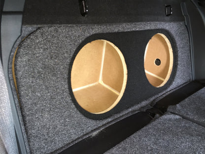 Ford Mustang Coupe 2015-2023 Single / Dual Subwoofer Box FRONT FIRE (version 3)