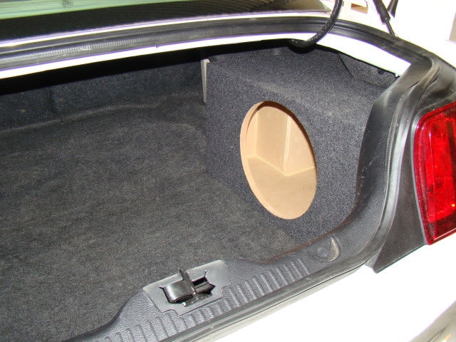 Ford Mustang Coupe 2005-2014 Single Corner Mount Subwoofer Box