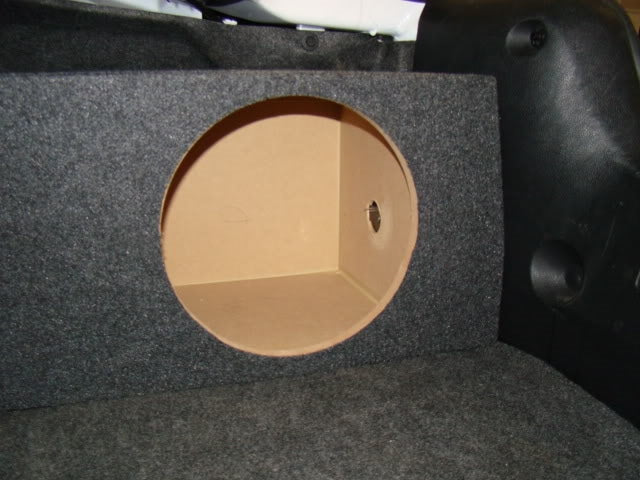 Ford Mustang Coupe 2005-2014 Single Corner Mount Subwoofer Box