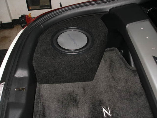 Nissan 350z Corner Mount Single Subwoofer Box